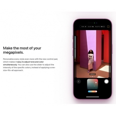 Смартфон Apple iPhone 16 128Gb (MYEC3HN/A) Ultramarine - фото 12