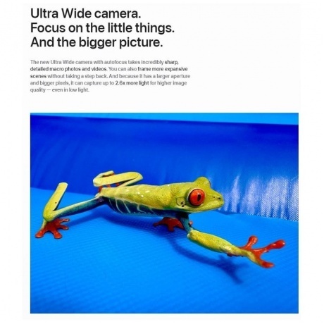 Смартфон Apple iPhone 16 256Gb (MYEH3HN/A) Ultramarine - фото 14