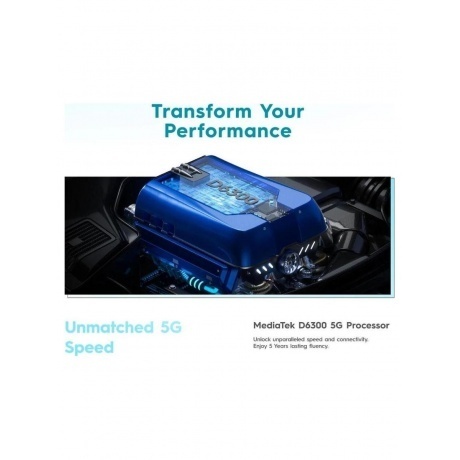 Смартфон Tecno Spark 30 5G 6/128Gb Midnight Shadow - фото 13