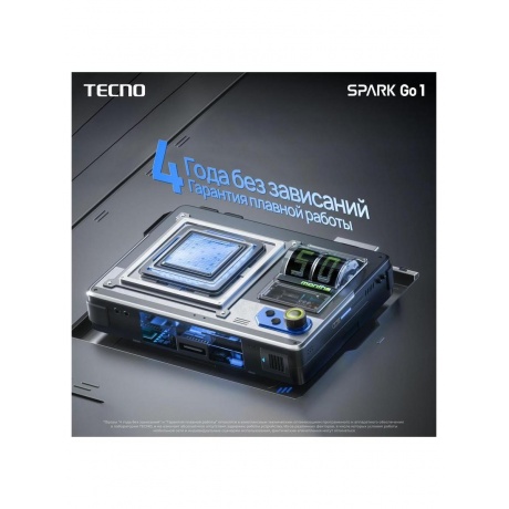 Смартфон Tecno Spark Go 1 4/64Gb Startrail Black - фото 10