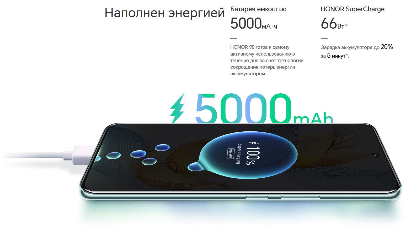 Смартфон Honor 90 12/512Gb Emerald Green - фото 39