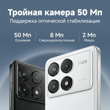 Смартфон Poco F6 Pro RU 12/512Gb White - фото 23