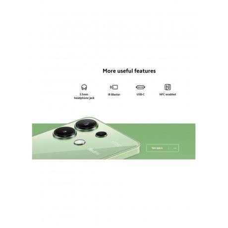 Смартфон Xiaomi Redmi Note 13 8/512Gb Mint Green - фото 40