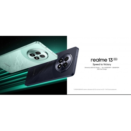 Смартфон Realme 13 5G 12/256Gb Green - фото 9