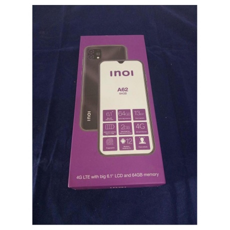 Смартфон INOI A62 64Gb Black - фото 6