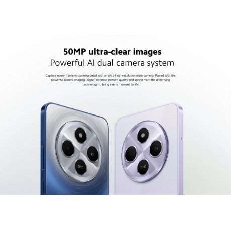 Смартфон Xiaomi Redmi 14C 8/256Gb Purple - фото 23