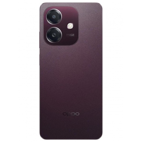 Смартфон Oppo A3x 4/128Gb Бургунди - фото 3