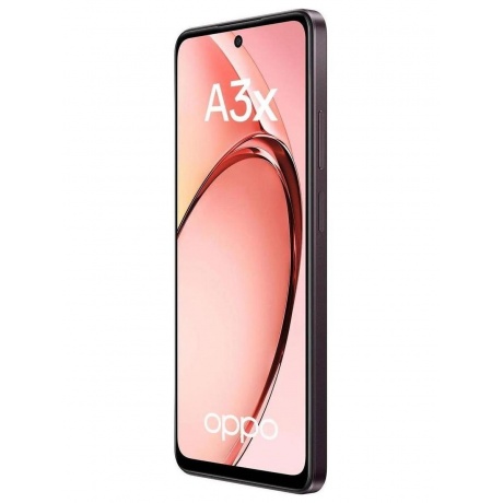 Смартфон Oppo A3x 4/128Gb Бургунди - фото 4