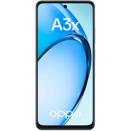 Смартфон Oppo A3x 4/128Gb Лазурный - фото 2