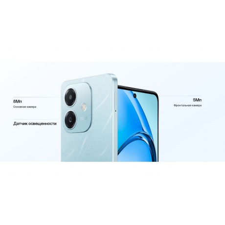 Смартфон Oppo A3x 4/128Gb Лазурный - фото 31