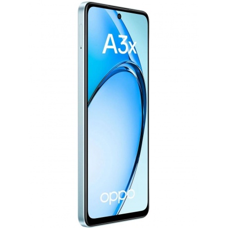 Смартфон Oppo A3x 4/128Gb Лазурный - фото 5