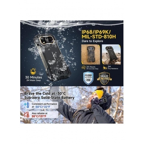 Смартфон Ulefone Armor 27T Pro 12/256GB Black - фото 11