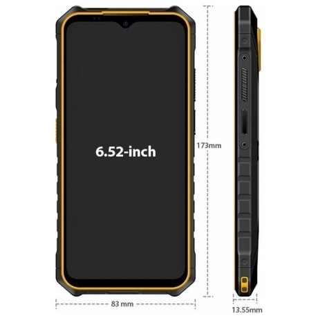 Смартфон Ulefone Armor X13 6/64Gb Black - фото 16