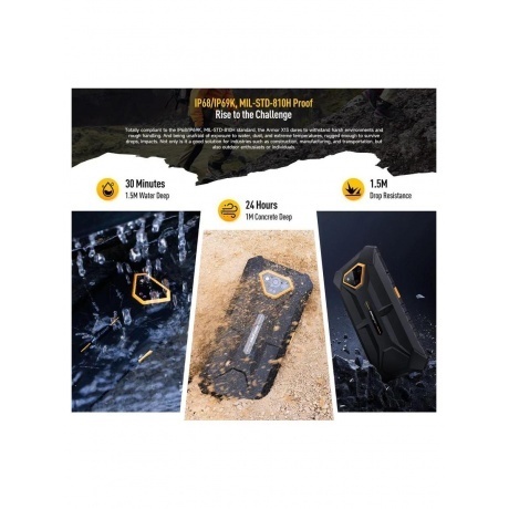 Смартфон Ulefone Armor X13 6/64Gb Black - фото 9