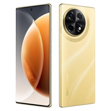 Смартфон Tecno Camon 30S 6/128Gb Dawn Gold - фото 2