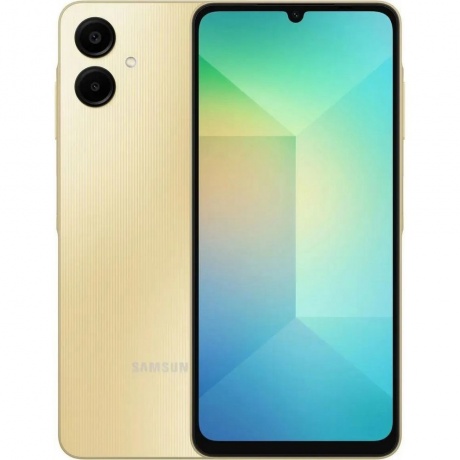 Смартфон Samsung Galaxy A06 4/64Gb (SM-A065FZDDMEA) Gold - фото 1