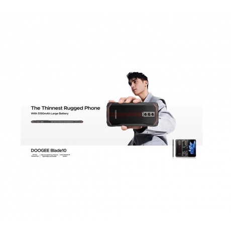 Смартфон Doogee Blade 10 4/128Gb Kevlar Red - фото 12