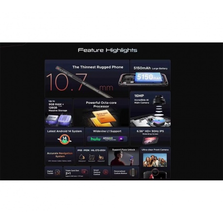 Смартфон Doogee Blade 10 4/128Gb Kevlar Red - фото 17