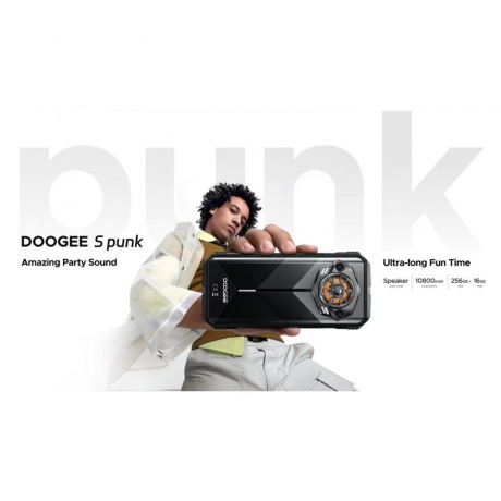 Смартфон Doogee S punk 6/256Gb Safari Green - фото 18