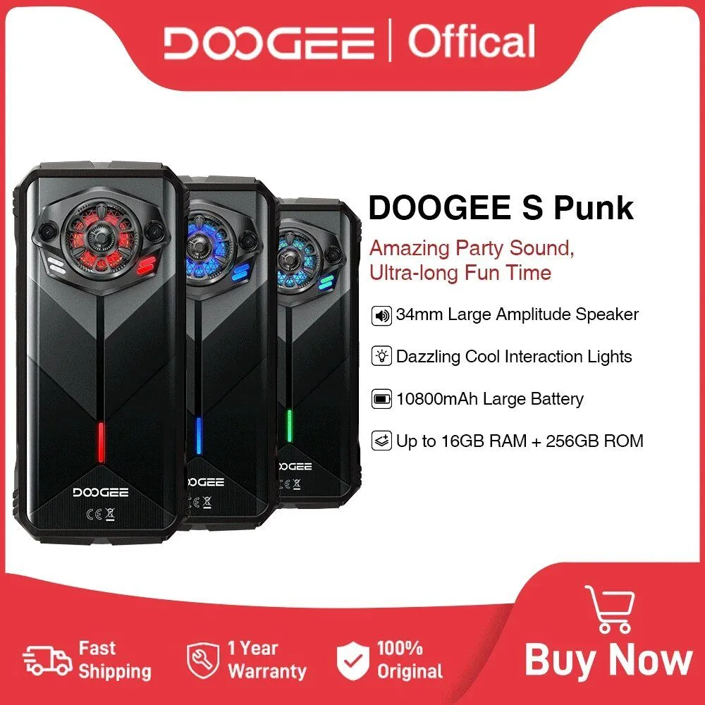 Смартфон Doogee S punk 6/256Gb Safari Green - фото 6