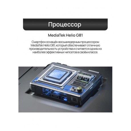 Смартфон Tecno Spark 30C 6/128Gb Magic Skin Green - фото 24