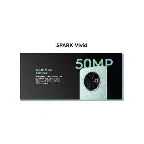 Смартфон Tecno Spark 30C 6/128Gb Orbit Black - фото 11