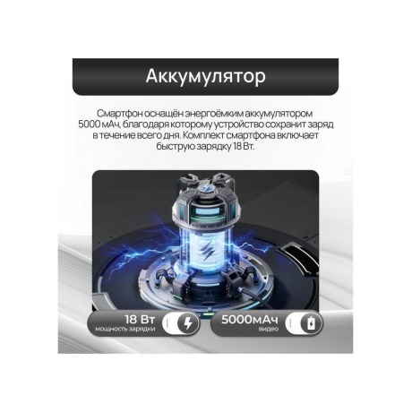 Смартфон Tecno Spark 30C 6/128Gb Orbit Black - фото 23