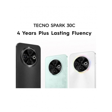 Смартфон Tecno Spark 30C 6/128Gb Orbit Black - фото 10