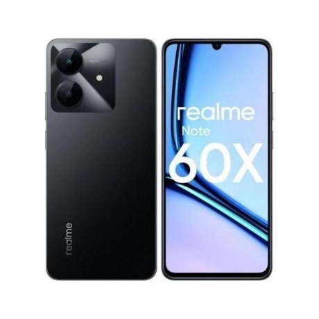 

Смартфон Realme Note 60x 3/64Gb Black, Черный