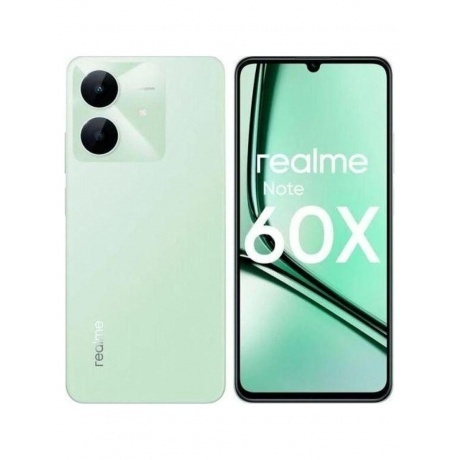 

Смартфон Realme Note 60x 3/64Gb Green, Зеленый