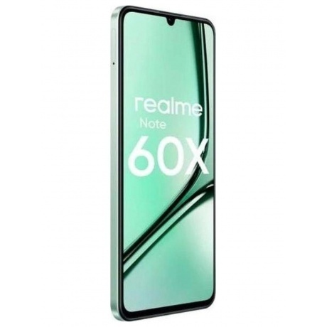Смартфон Realme Note 60x 3/64Gb Green - фото 2