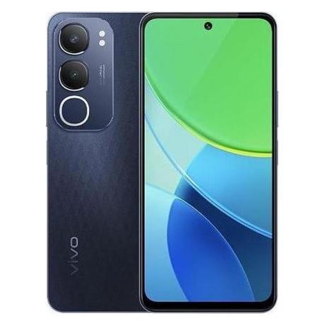 Смартфон Vivo Y19s 6/128Gb Glossy Black - фото 1