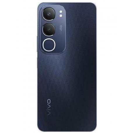 Смартфон Vivo Y19s 6/128Gb Glossy Black - фото 3