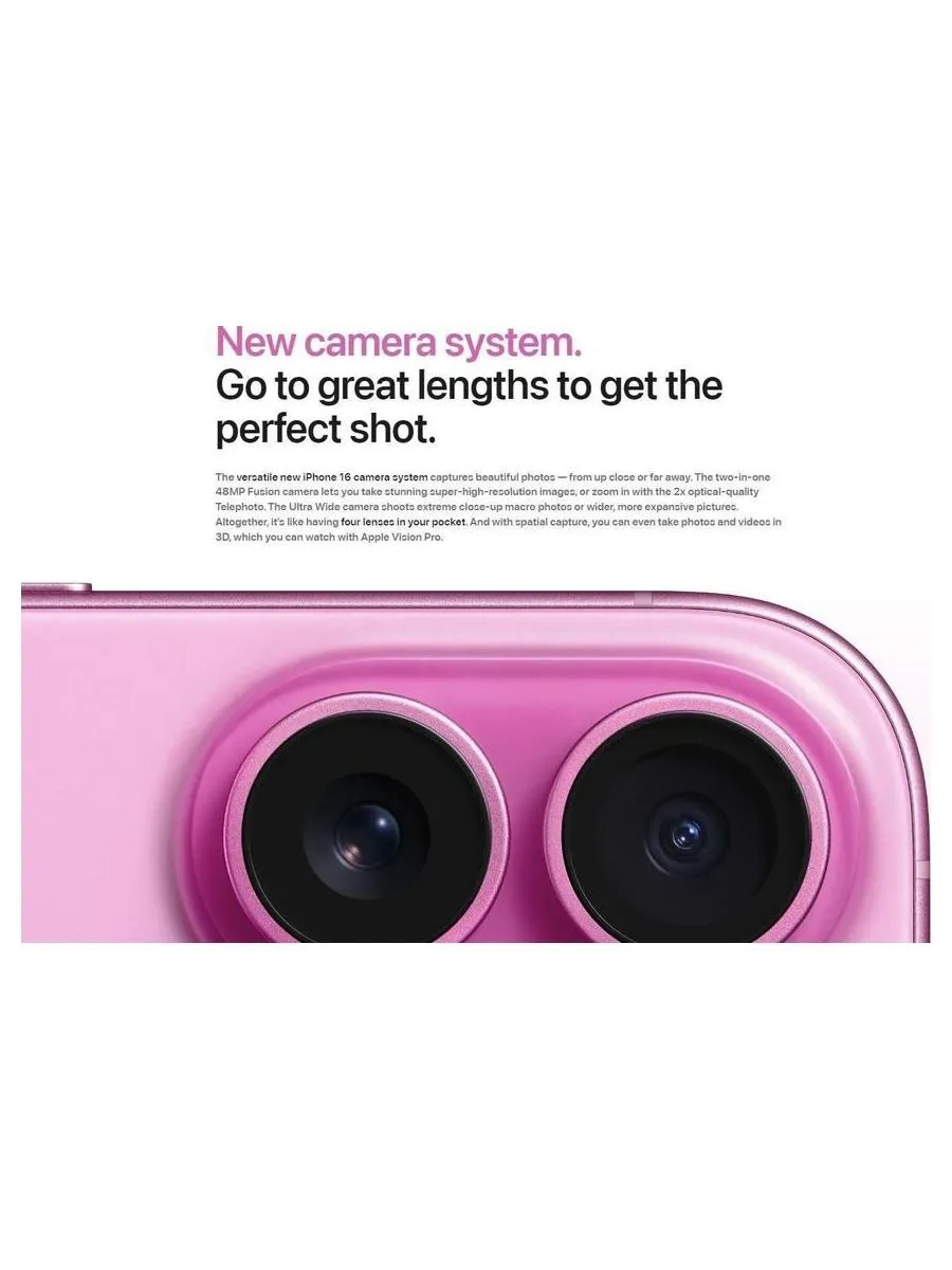 Смартфон Apple iPhone 16 256Gb (MYE13J/A) Teal - фото 13