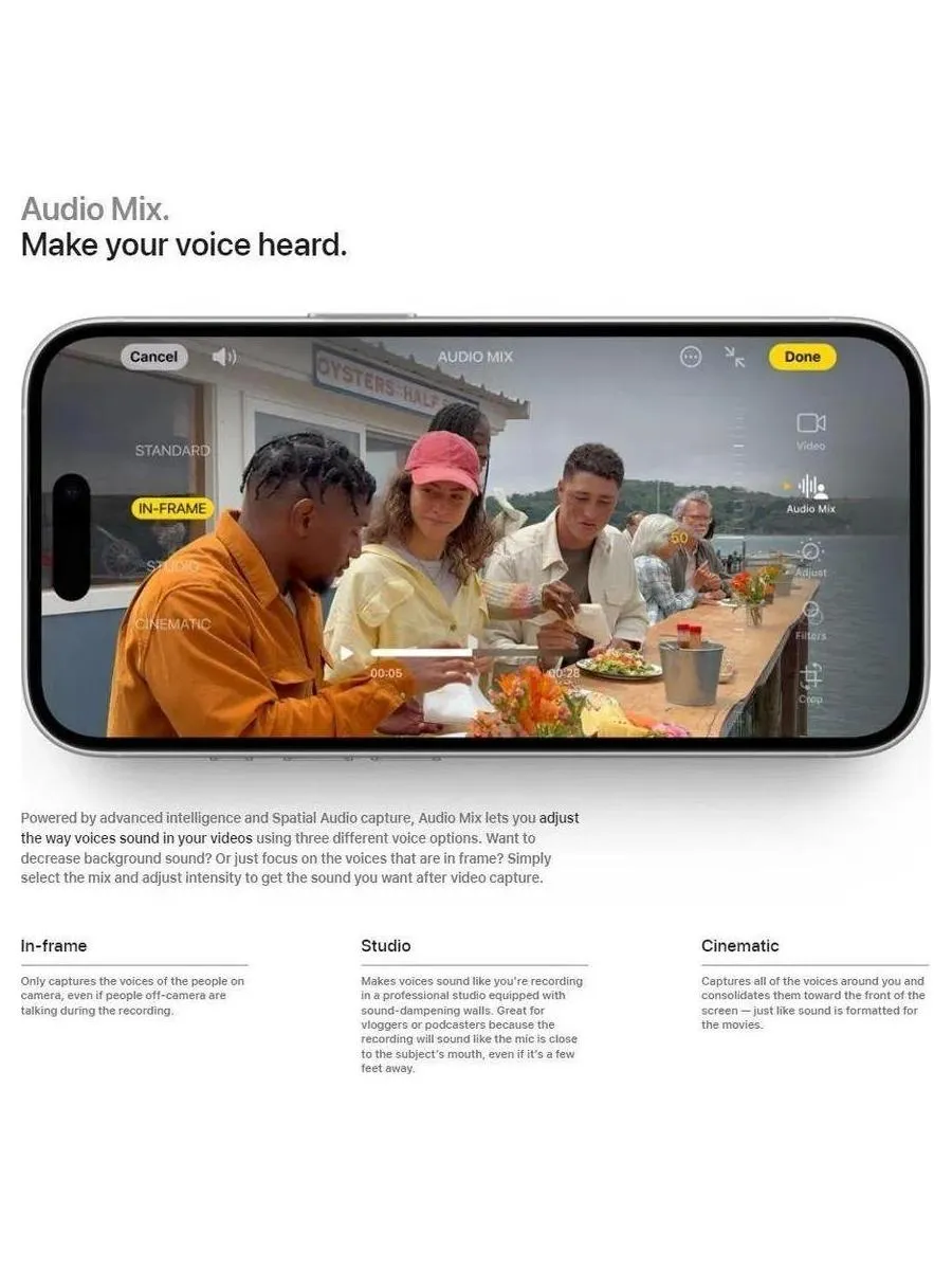 Смартфон Apple iPhone 16 256Gb (MYE13J/A) Teal - фото 16