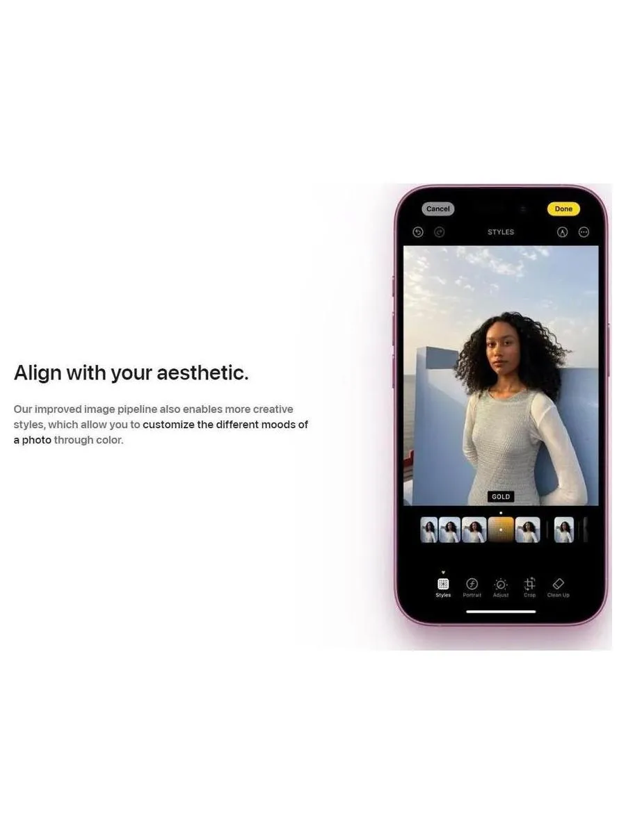 Смартфон Apple iPhone 16 256Gb (MYE13J/A) Teal - фото 19