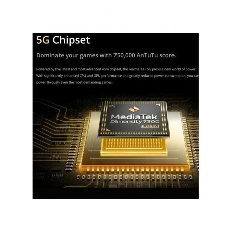 Смартфон Realme 13+ 5G 8/256Gb Bronze - фото 29