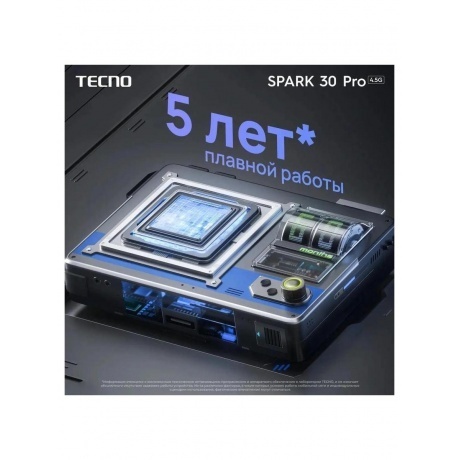 Смартфон Tecno Spark 30 Pro 8/256GB Arctic Glow - фото 13