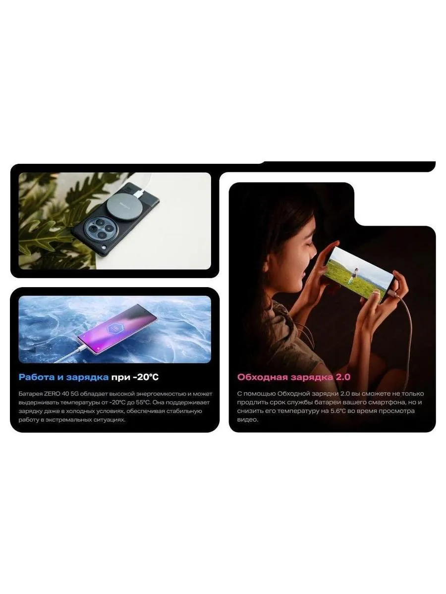 Смартфон Infinix Zero 40 5G 12/256Gb Rock Black - фото 45