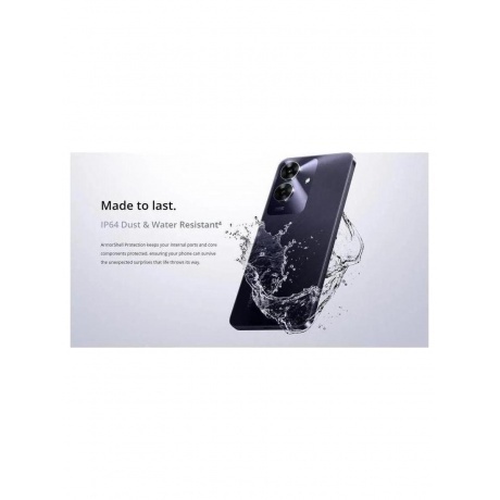 Смартфон Realme Note 60 4/128Gb Blue - фото 18