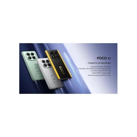 Смартфон Poco X7 5G 8/256Gb Sliver - фото 13