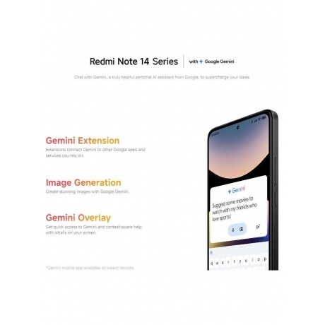 Смартфон Xiaomi Redmi Note 14 8/128Gb Midnight Black - фото 47