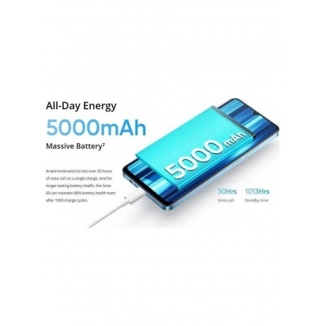 Смартфон Realme Note 60 6/128Gb Blue - фото 23