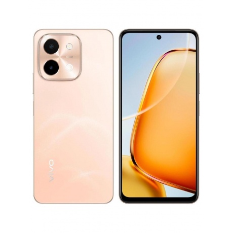 Смартфон Vivo Y28 8/128Gb Pink Gold - фото 10