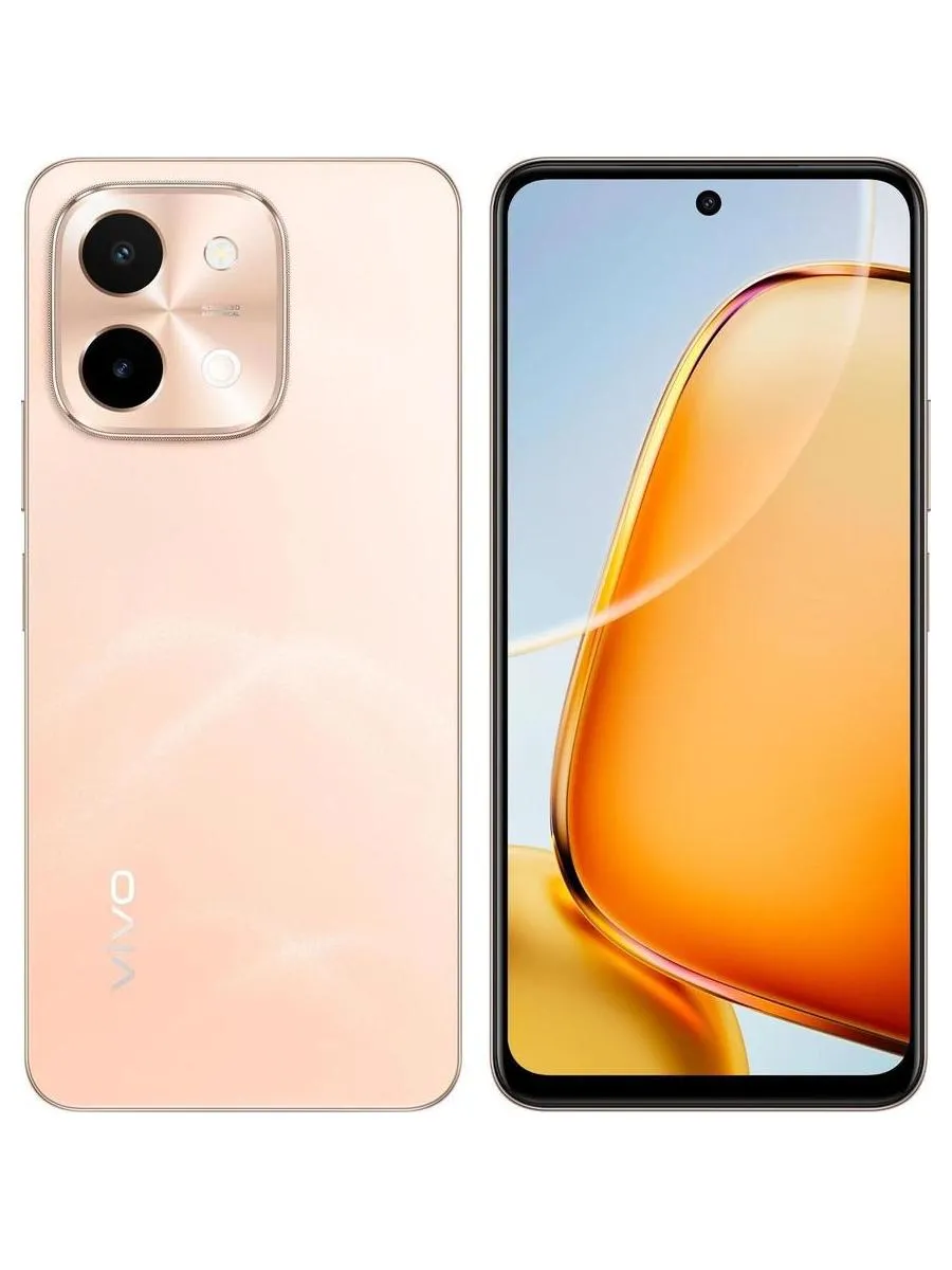 Смартфон Vivo Y28 8/128Gb Pink Gold - фото 10