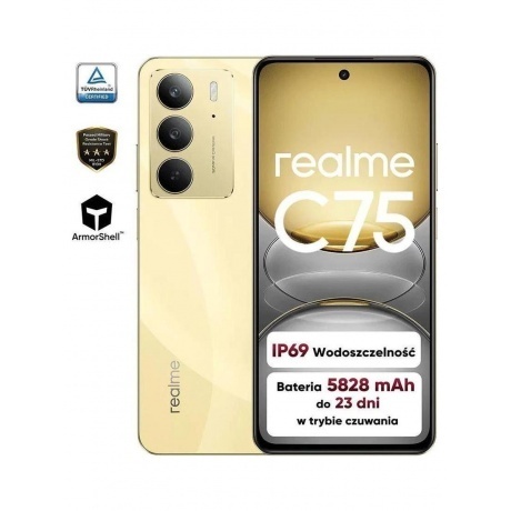 Смартфон Realme C75 8/128Gb Gold - фото 12