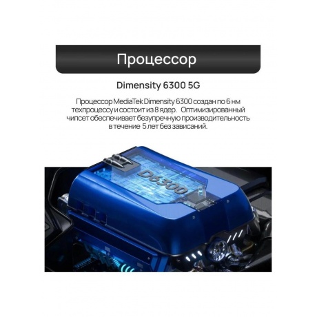 Смартфон Tecno Spark 30 5G 6/128Gb Azure Sky - фото 25