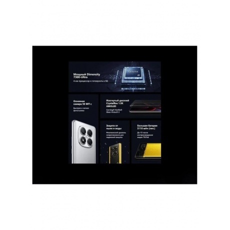Смартфон Poco X7 5G 12/512Gb Black - фото 17