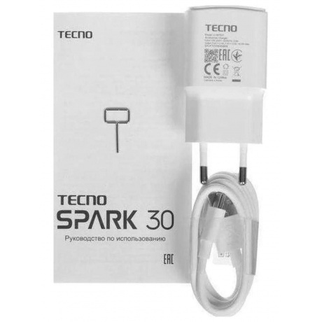 Смартфон Tecno Spark 30 8/256Gb Magic Skin Green - фото 10