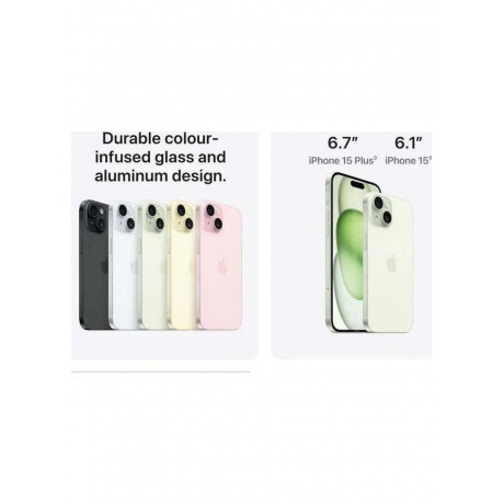 Смартфон Apple IPhone 15 Plus 512Gb (MTXP3CH/A) Blue - фото 12